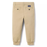 The Button Twill Jogger