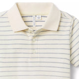 The Striped Pique Polo