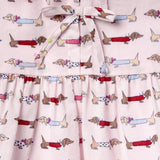 The Dachshund Collared Dress