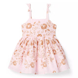 Floral Bow Strap Dress