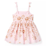 Floral Bow Strap Dress