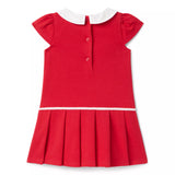The Pleated Ponte Dress