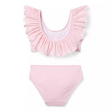 Textured Ruffle 2-Piece Swimsuit