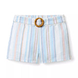 Striped Belted Short