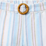 Striped Belted Short