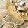 Metallic Rosette Sandal