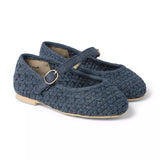Denim Woven Ballet Flat