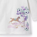 Horse Boatneck Top