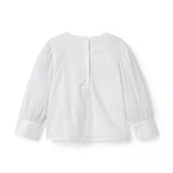 Lace Trim Pintuck Top
