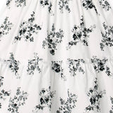 Floral Halter Ruffle Dress