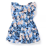 Pineapple Floral Ruffle Dress