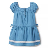 The Denim Puff Sleeve Dress