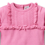 Baby Ruffle Knit Romper