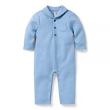 Baby Quilted Shawl Collar One-Piece