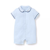 Baby Piped Collar Romper