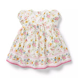 Baby Floral Border Dress