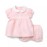 Baby Quilted Bow Matching Set