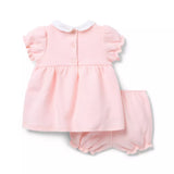 Baby Quilted Bow Matching Set