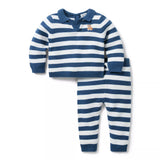 Baby Dog Striped Matching Set