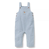 Baby Gingham Dog Dungarees