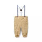 Baby Canvas Braces Trouser