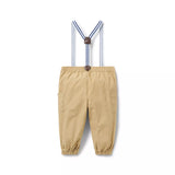 Baby Canvas Braces Trouser