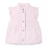 The Quilted Ruffle Sleeve Gilet