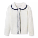 The Scalloped Cable Knit Cardigan