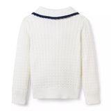 The Scalloped Cable Knit Cardigan