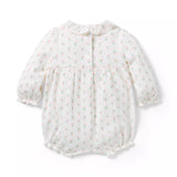 Baby Floral Pointelle Ruffle Romper