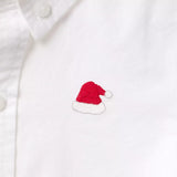 Embroidered Santa Hat Oxford Shirt