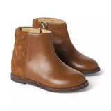 Suede Quilted Ankle Boot
