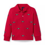 Embroidered Train Pique Polo