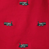 Embroidered Train Pique Polo