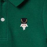 Embroidered Nutcracker Pique Polo