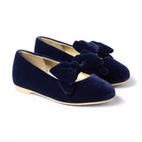 Velvet Bow Ballet Flat
