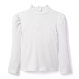 Ribbed Mock Neck