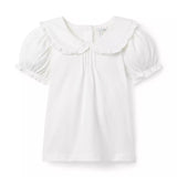 The Puff Sleeve Collared Top