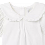 The Puff Sleeve Collared Top