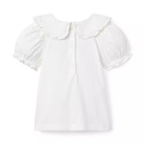 The Puff Sleeve Collared Top