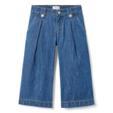 The Chambray Wide Leg Trouser