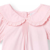 Ruffle Collar Puff Sleeve Top