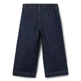 The Patch Pocket Wide Leg Jean In Dark Wash