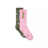 Cowgirl Boot And Floral Sock 2-Pack
