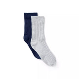 Ribbed Crew Sock 2-Pack