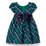 The Bow-Tied Tartan Dress