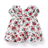 Baby Floral Lace Trim Dress