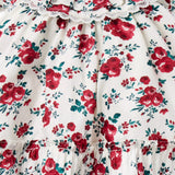 Baby Floral Lace Trim Dress