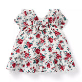 Baby Floral Lace Trim Dress