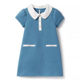 Quilted Collared Dress